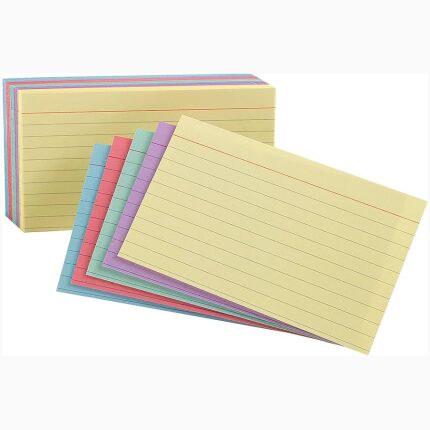 Index Cards 3X5 Colored