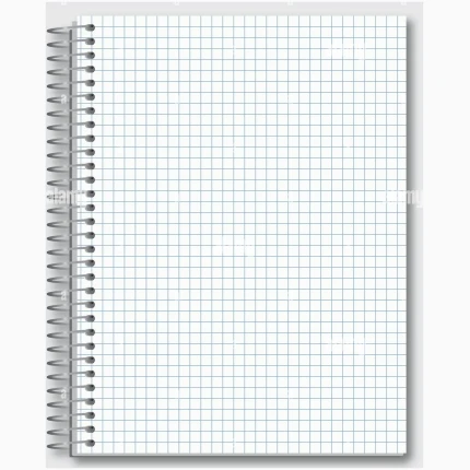Maths Notebook with Spiral Bind