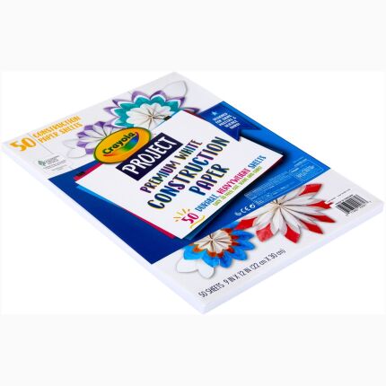 Crayola Project 50 Ct Premium White Construction