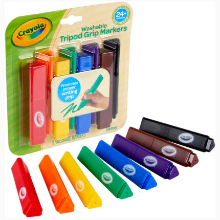 Ct.My First Crayola Tripod Grip Markers
