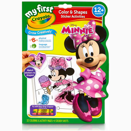Crayola Mini Mouse color & Shapes Book