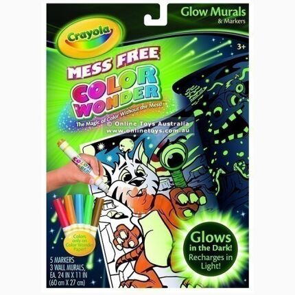 Crayola Color Wonder Glow Murals & Markers