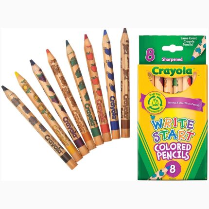 Crayola 8 Ct Write Start® Colored Penc