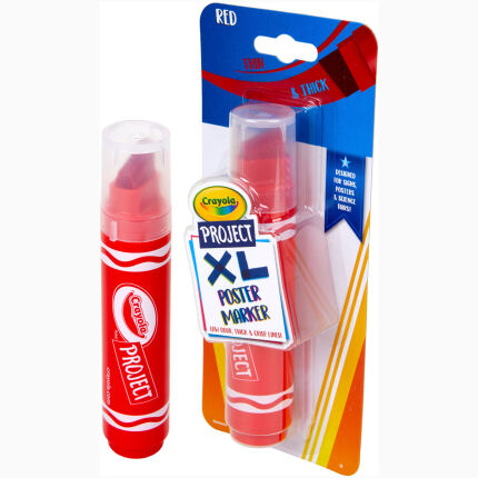 Crayola Project 1 Ct Xl Poster Markers Red