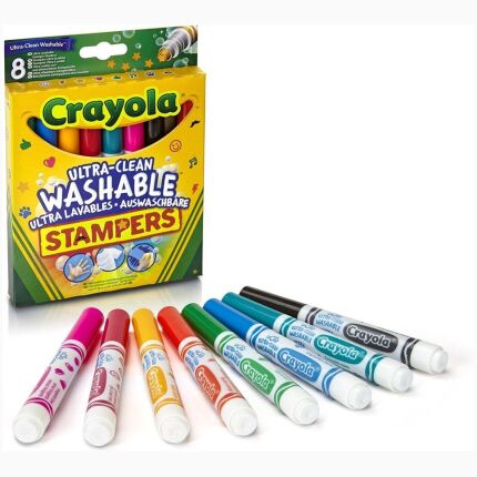 Crayola Mini Stampers Ultra Clean 8 colors