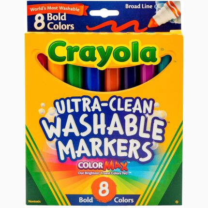 Crayola 8 Ct Bold , Broad Line