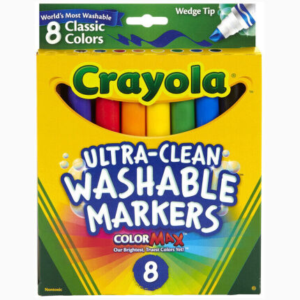 Crayola 8 Ct Classic Colors -Wedge Tip