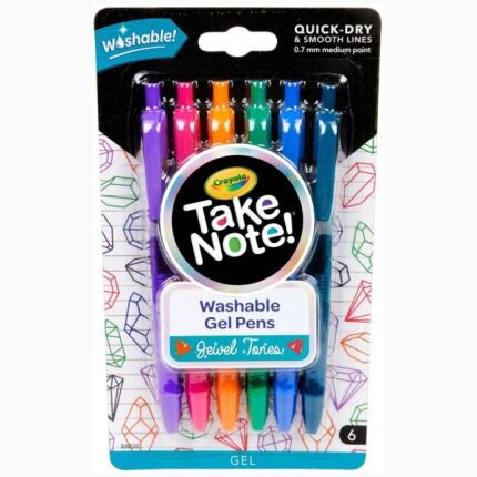 Crayola 6 Ct Washable Gel Pens - Jewel Tones