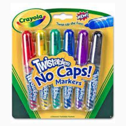 Crayola 6 Ct Twistables Markers
