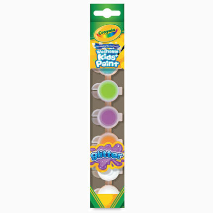Crayola Ct.Washable Kids.Paint Pots.Glitter Effects