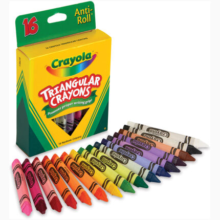 Crayola 16 Ct Triangular Crayons