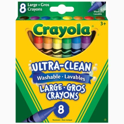 Crayola 8 Large Crayons Ultra Washable