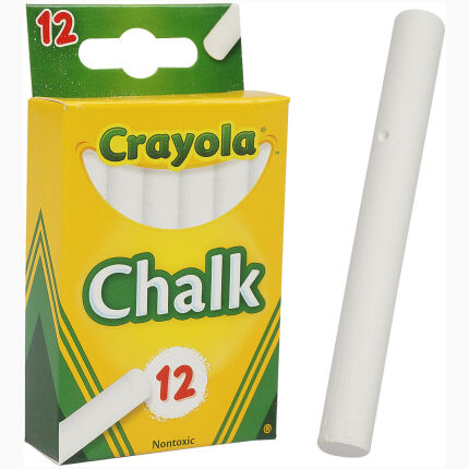 White Crayola Chalk Cpd