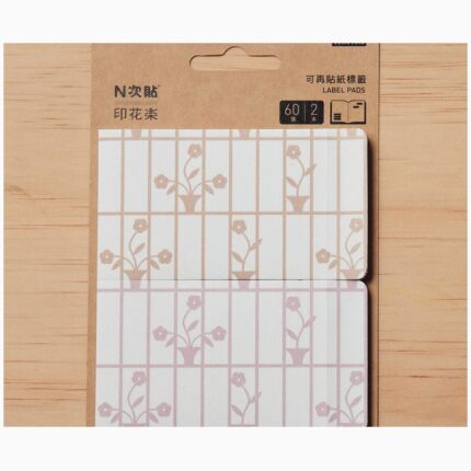 Inblooom Label Pads Old Iron Window Frame