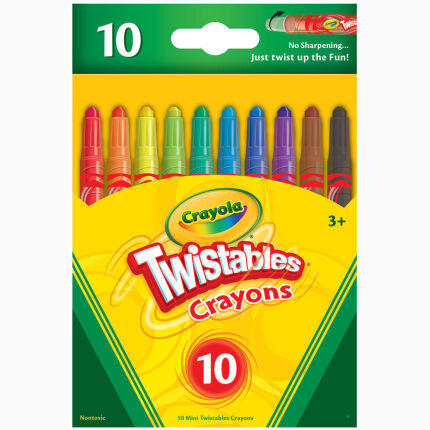 Crayola Mini Twistable Crayons 10Ct