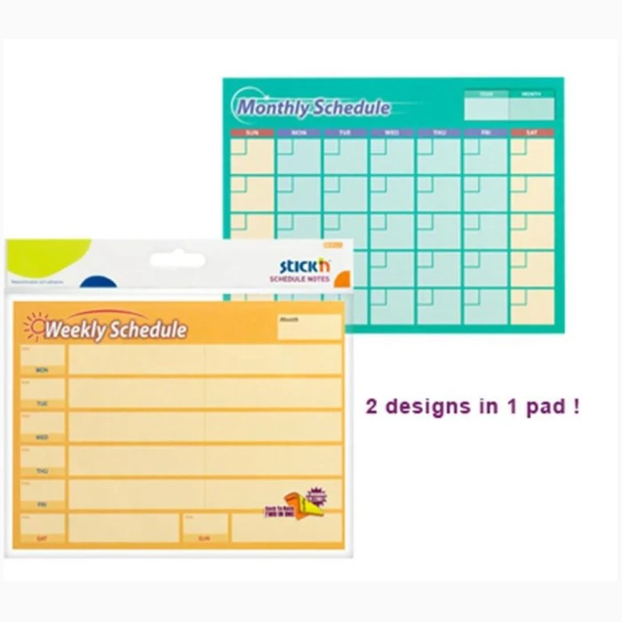 Schedule Note 6X8 40Sheet - Image 1