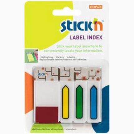 Label Index 40 Flages / Label, 3Labels / Pack , Arrow