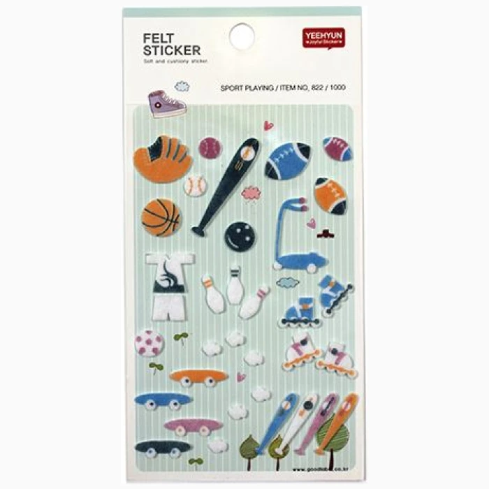 Felt Sticker - Sport Playing - Image 1