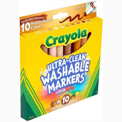 Crayola 8 Ct Multicultural, Broad Line