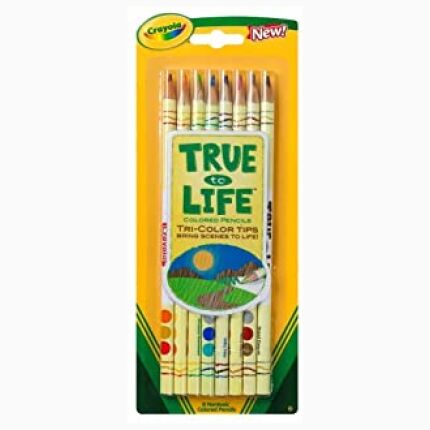 Crayola 8 Ct True To Life Tm Pencil