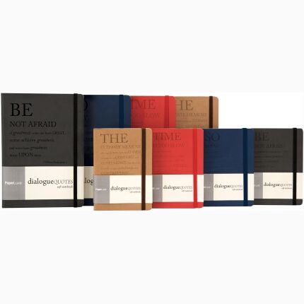 Dialogue Quotes Soft Note Book A5 128L Blue