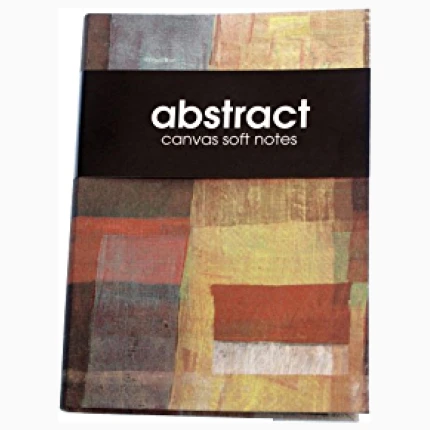 Abstract Canvas Soft Notebook 192L A6 Yellow