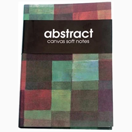 Abstract Canvas Soft Notebook 192L A6 Green