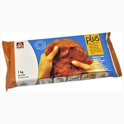 طين إسباني 1 كجم بني