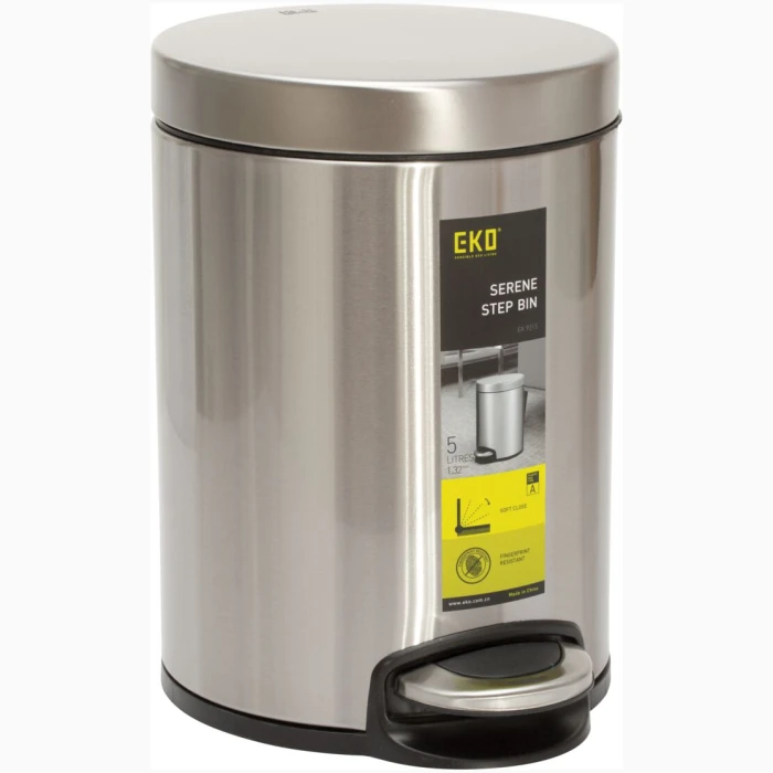 ⁦Stainless Dustbin Luxury 5 Liter⁩ - الصورة ⁦1⁩