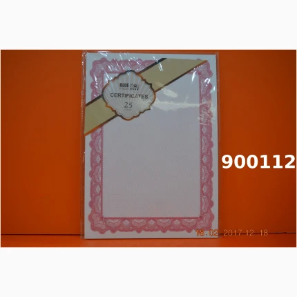 Paper To Print A Certificates With Frame