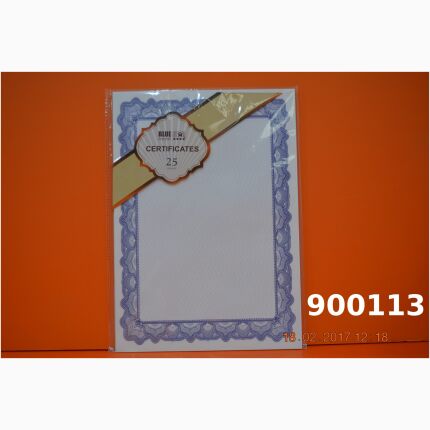 Paper To Print A Certificates With Frame