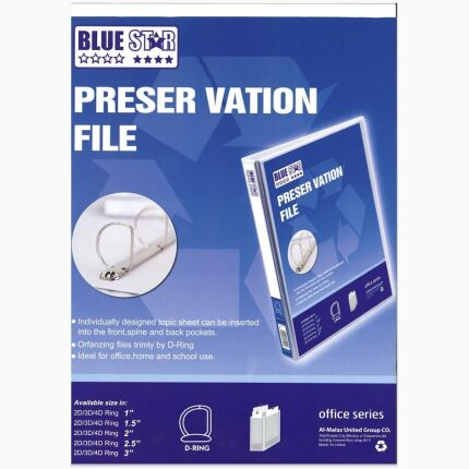 Pvc Ring Binder 3 Inch 4 Ring White & Color