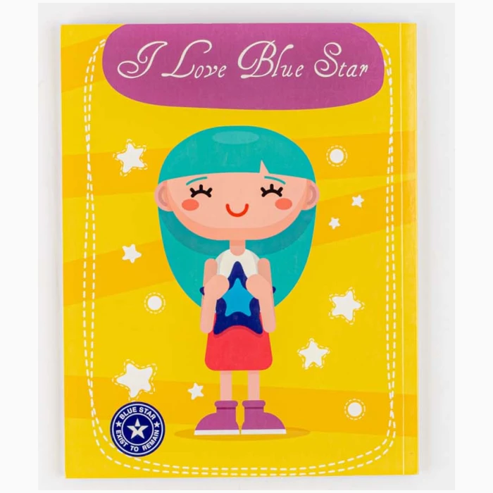 Note Book Blue Star 80 Sh En - Image 1