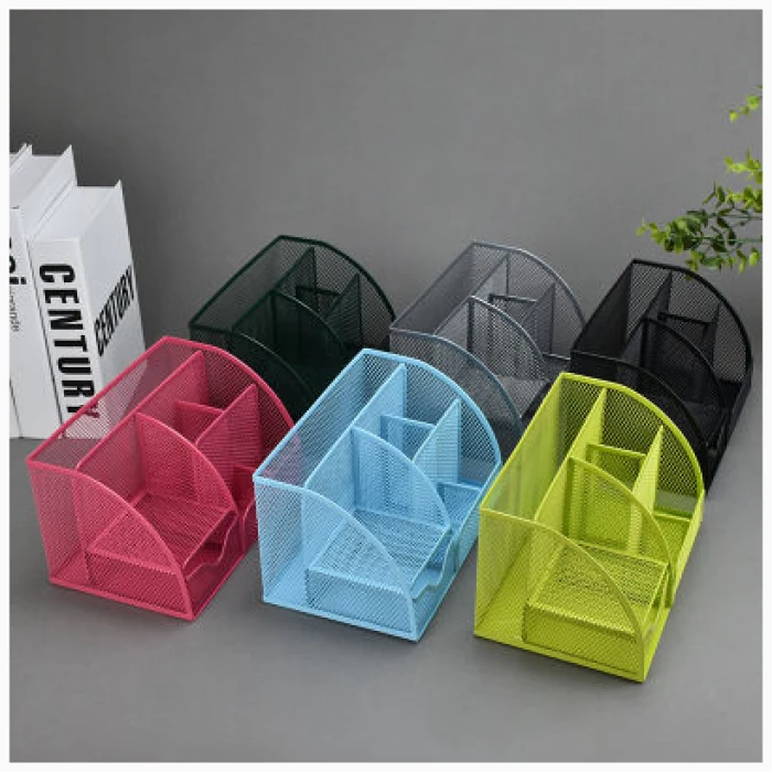 Mesh Desk Organizer Purple - Image 1