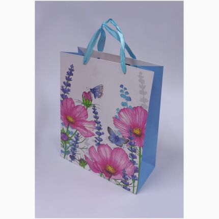 أكياس هدايا بالألوان مقاس 32 × 26 × 12 سم