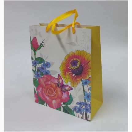 أكياس هدايا بالألوان مقاس 32 × 26 × 12 سم