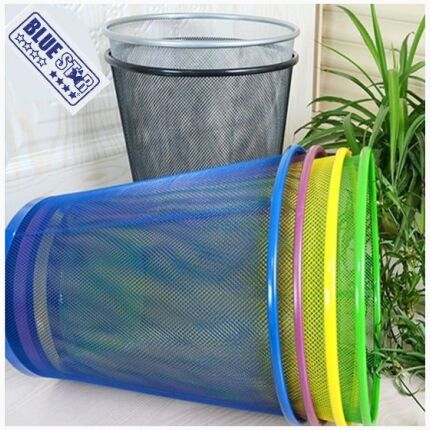 Round Trash Can (Dark Blue)