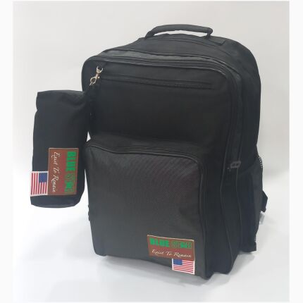 Large Backpack With 2 Zips And A Pencil Case