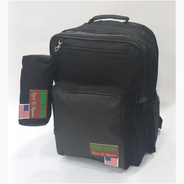 Large Backpack With 2 Zips And A Pencil Case - Image 1