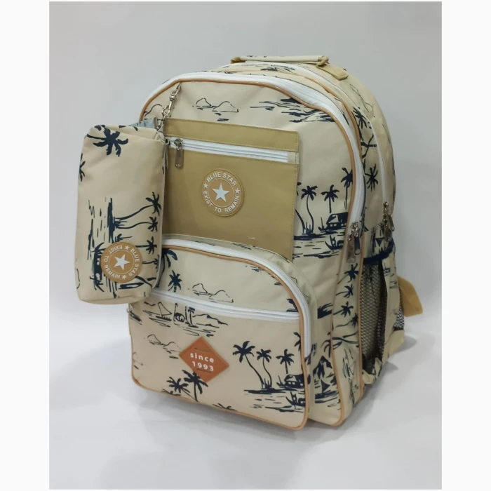School Bag 2 Zippers Large P.Case Oasis Of Kuwait - Image 1