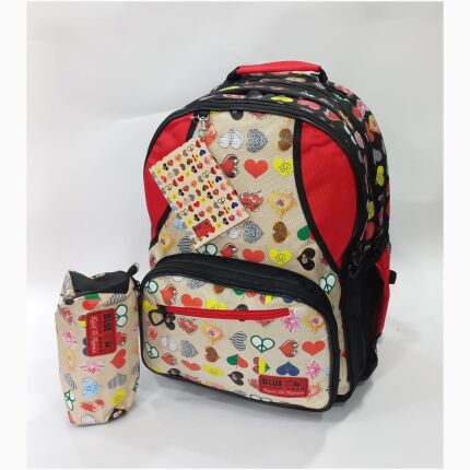 Sc-Bag With P/C 2 Zip B/S Peace (L)