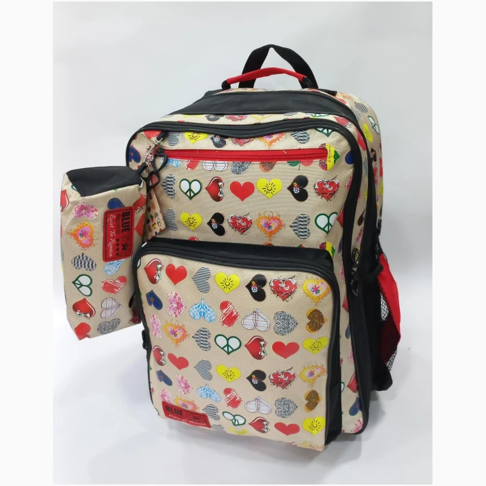 ⁦حقيبة Sc-Bag مع P/C 3 Zip B/S Peace (L)⁩ - الصورة ⁦1⁩