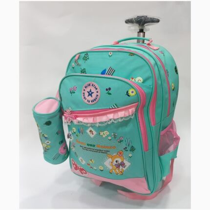 School Bag 2 Zippers Large/Trolley P.Case Save Our Nature