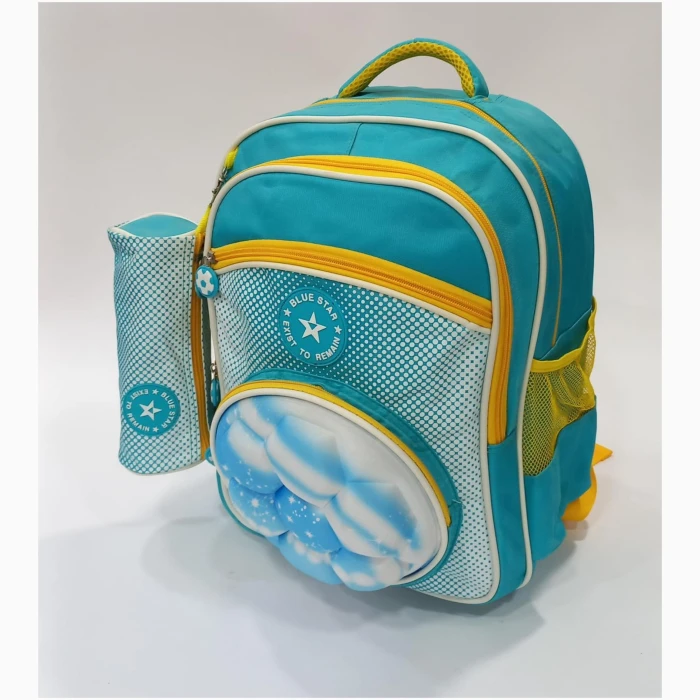 School Bag 1 Zippers Small P.Case Football - Image 1