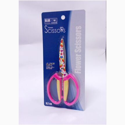 Flower Scissors Blue Star