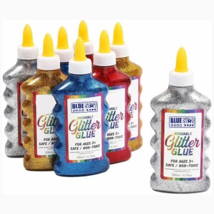Glitter Glue Neon Color 200Ml