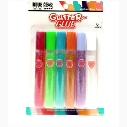 Glitter Glue 6 Colors (10.5Ml )