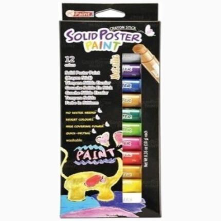 Solid Poster Paint 12 Colors (10G )