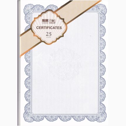 Paper To Print A Certificates With Frame