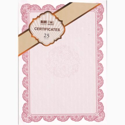 Paper To Print A Certificates With Frame
